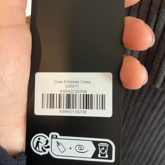 Killstar Dusk empress dress Grey Size M bodycon maxi stretchy party dress - Picture 5 of 5